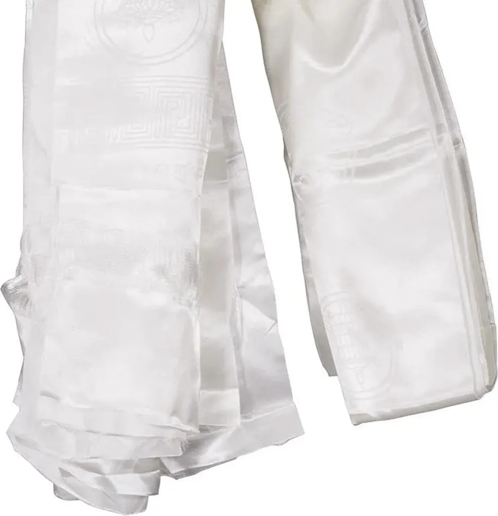 Kathag Tibétain Blanc pour Cérémonie et Autel - 180 cm - Lot de 4 Unités