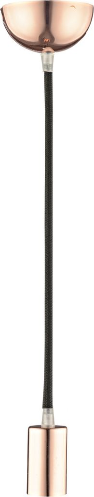 Lampenaufhängung, E27 Lampenfassung mit Kabel, 150CM Schnurpendel Kupfer hochglänzend EC1528