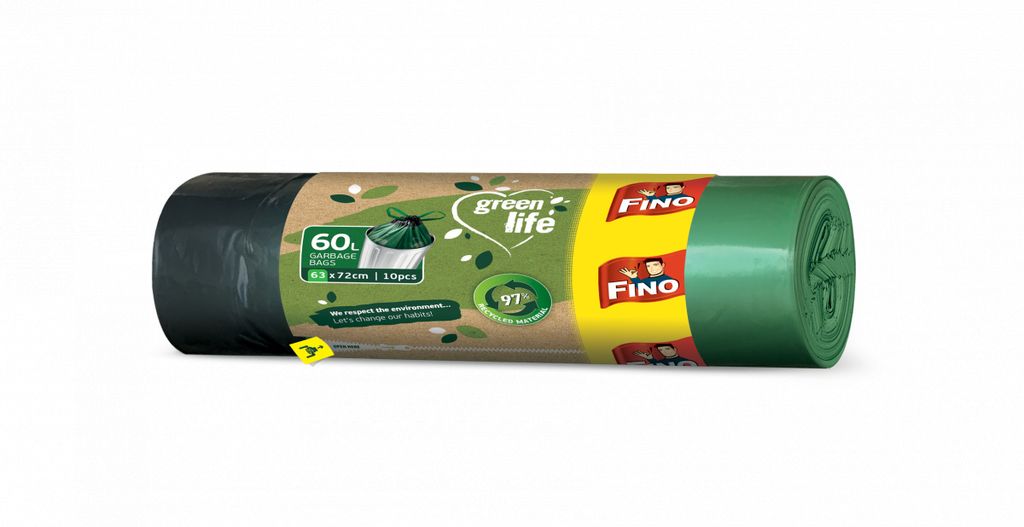 Sacchetti retrattili FINO Green Life Easy 60 ℓ, 27 mic., 63 Immagine del prodotto 