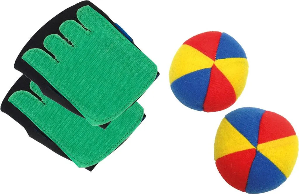 Jeu d'attrape avec gants Velcro pour enfant Spordas Super Catch