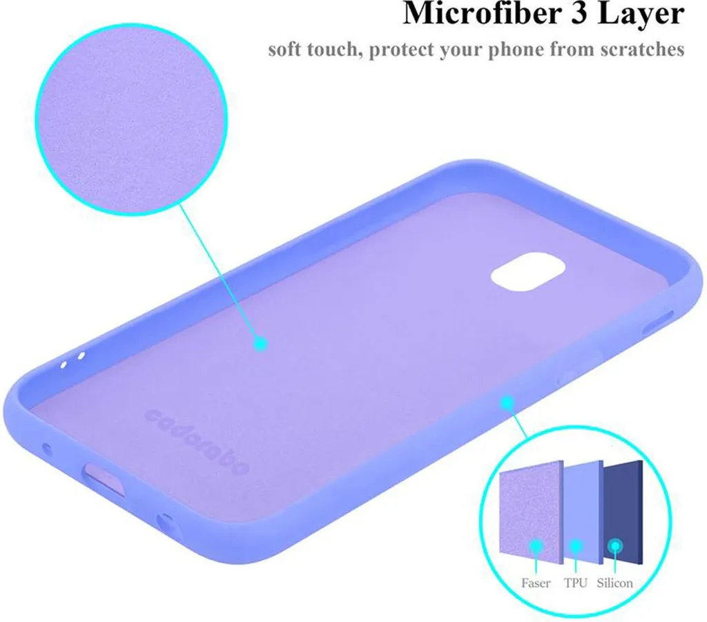 Custodia Protettiva Cadorabo Samsung J5 2017 Viola: TPU Anti-Shock - 6