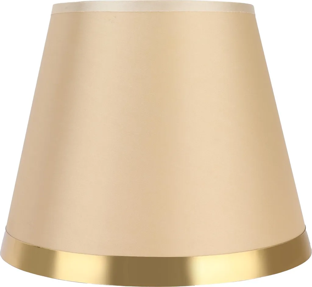 Abat-jour moderne E27 en tissu doré SuppliesPX128 pour déco de luxe