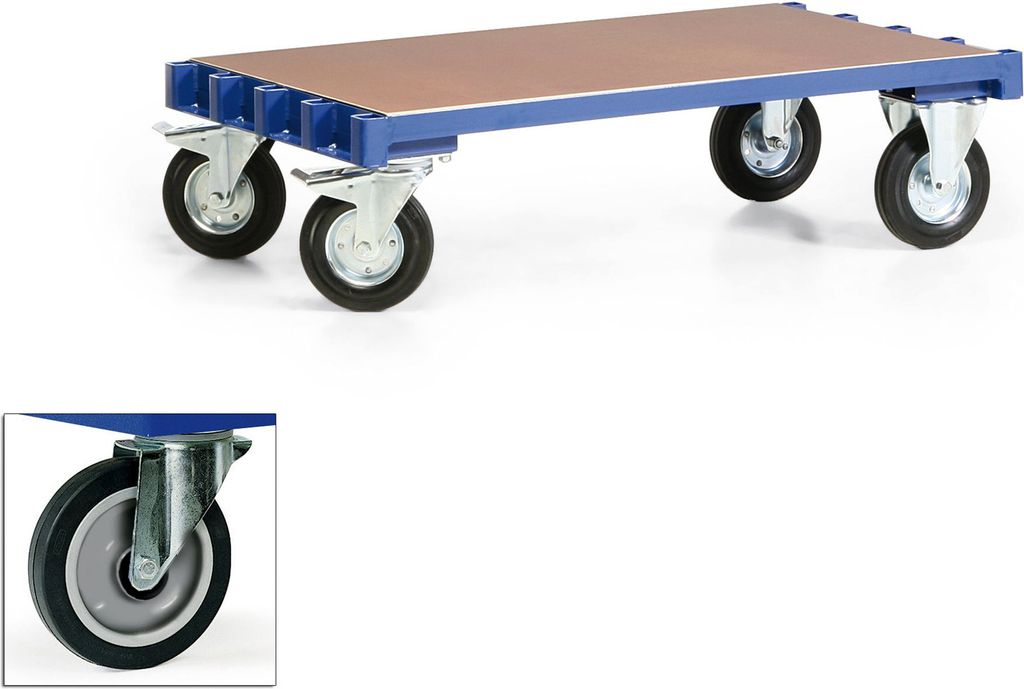 Bako Logistiksysteme Plattenwagen R600 Basisausführung ohne Bügel 1200x800mm Elastik