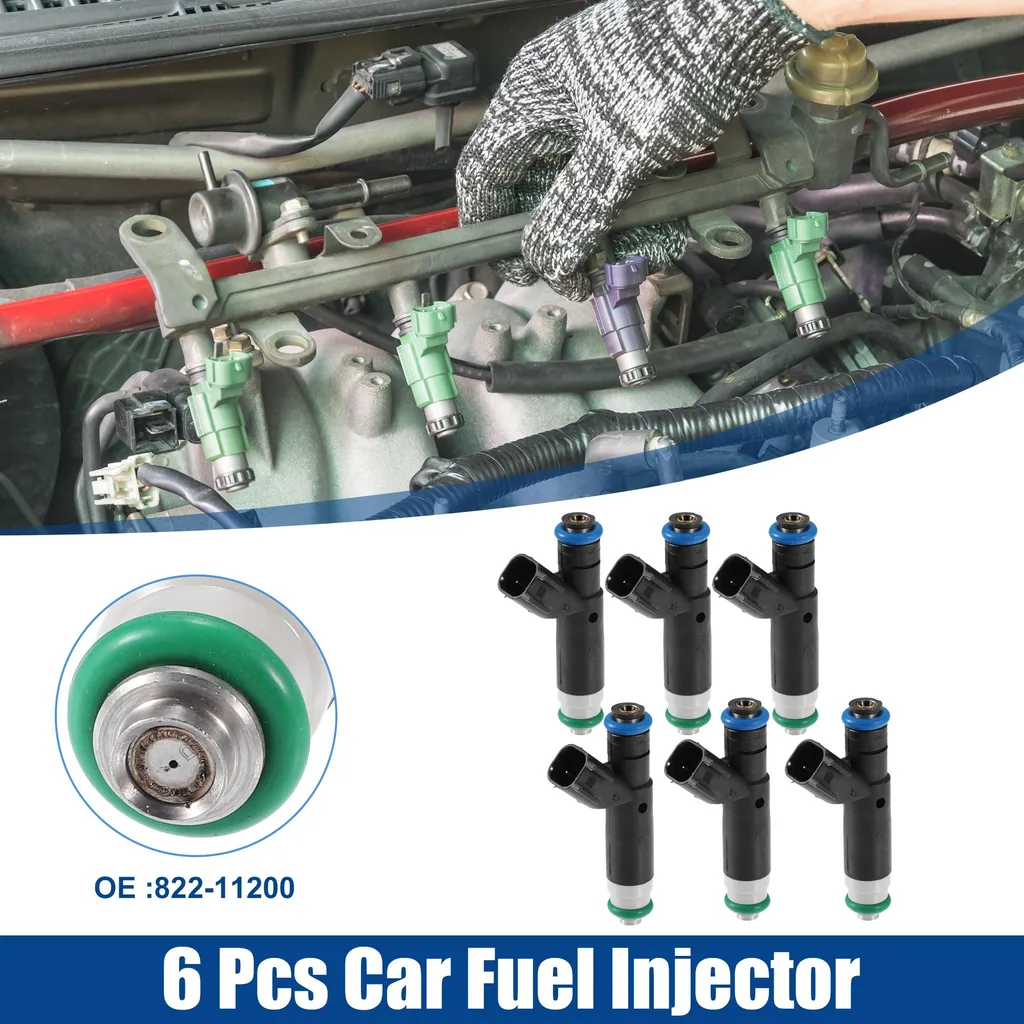 Buse d'Injection Essence pour Ford 822-11200 - Kit de 6 Injecteurs