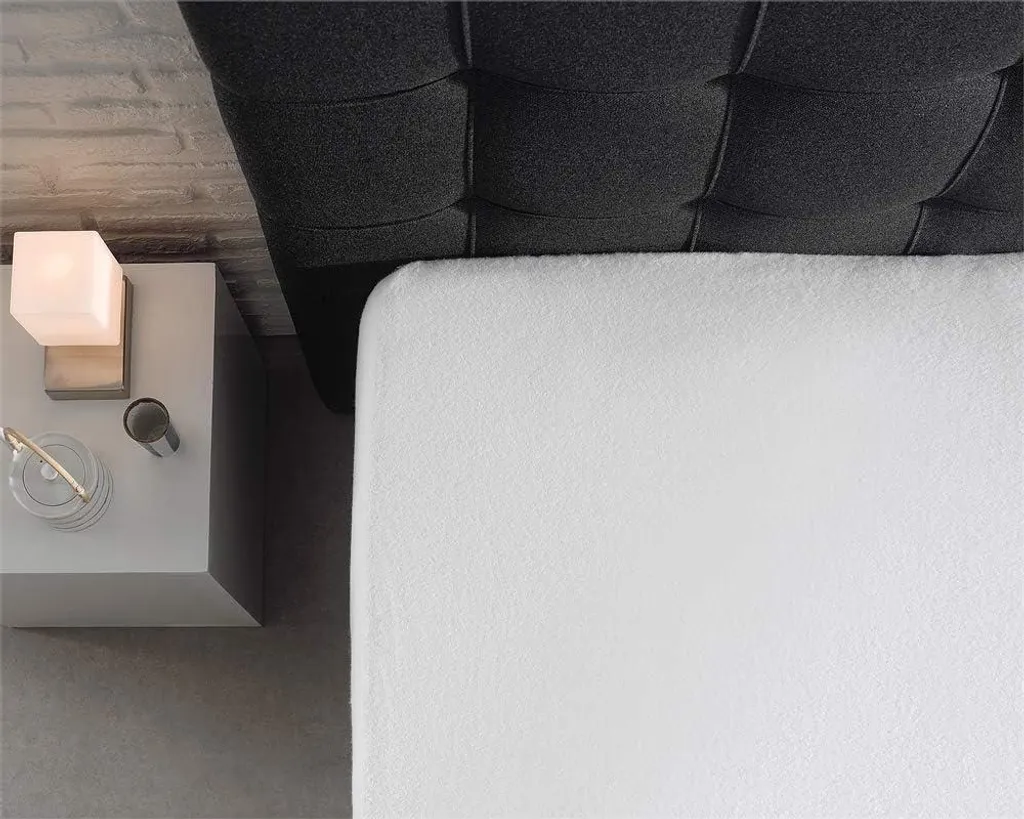Drap imperméable anti-allergique 180x200 cm pour lit boxspring