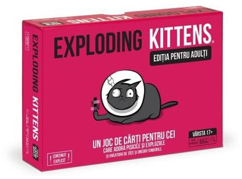 Exploding Kittens Pink Edition – Spiel für Erwachsene (ab 18 Jahren)