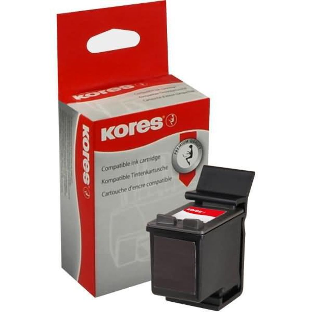 Kores wiederbefüllte Tinte G997BK ersetzt hp C8727AE No. 27 schwarz