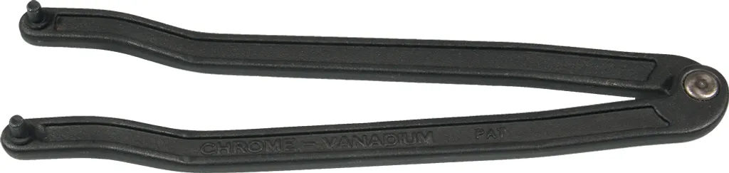 Clé pour écrou deux trous réglable 180 mm ergot 4 mm spécial meuleuse