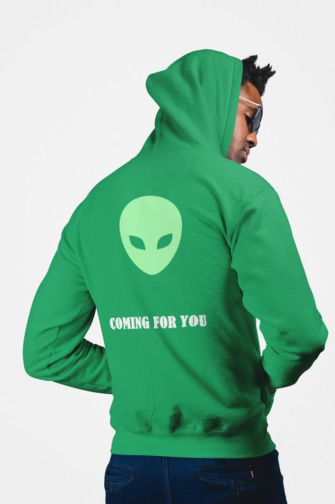 D&B Uni Hoodie ZIPEB00003 Coming Grün-Größe L