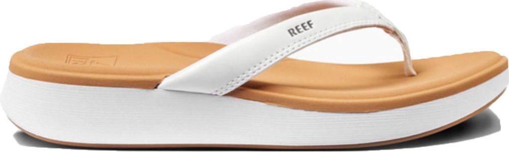 Reef Slippers Cushion Cloud CJ0234 Weiß / Brown-42.5