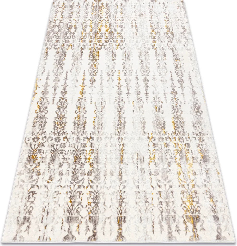 Moquette salon vintage beige doré 120x170 cm pour décoration élégante