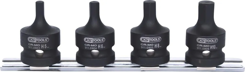 Démonter des écrous bloqués avec le jeu de douilles de force KS TOOLS 1/2"