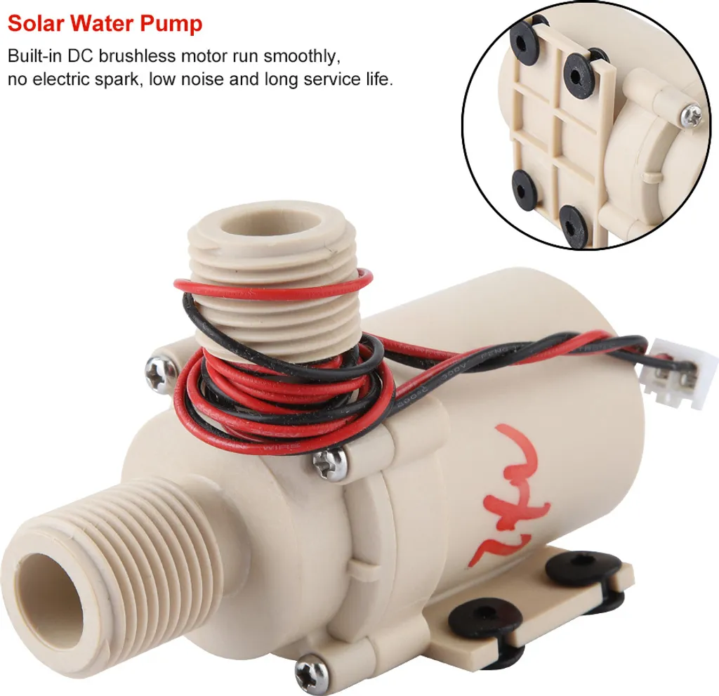 Pompe à eau de circulation 24V 8L/min brushless modèle ultra compact - 6