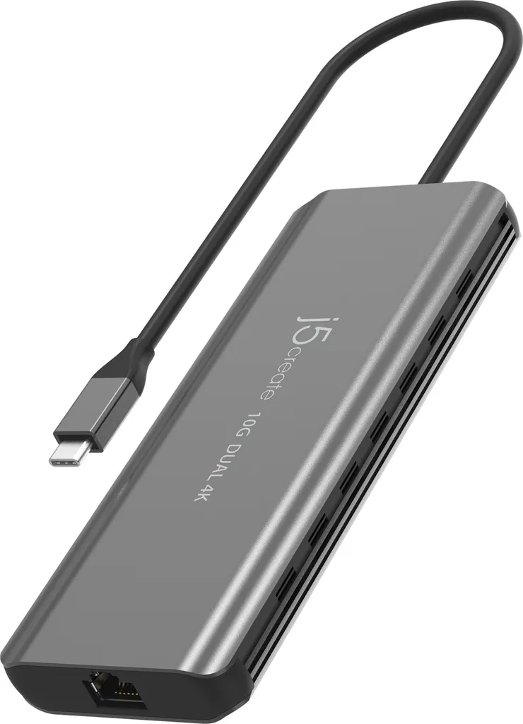 Adaptateur Multi-Écran USB-C J5Create JCD398-N pour Double Écran 4K - 2