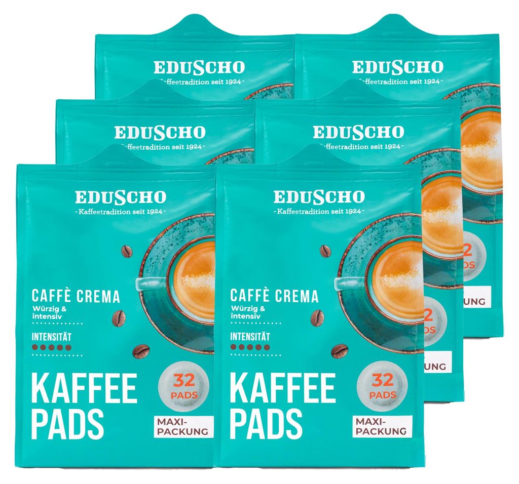 Eduscho Kaffeepads, Caffè Crema, Vorratspack, 192 Pads Produktbild 