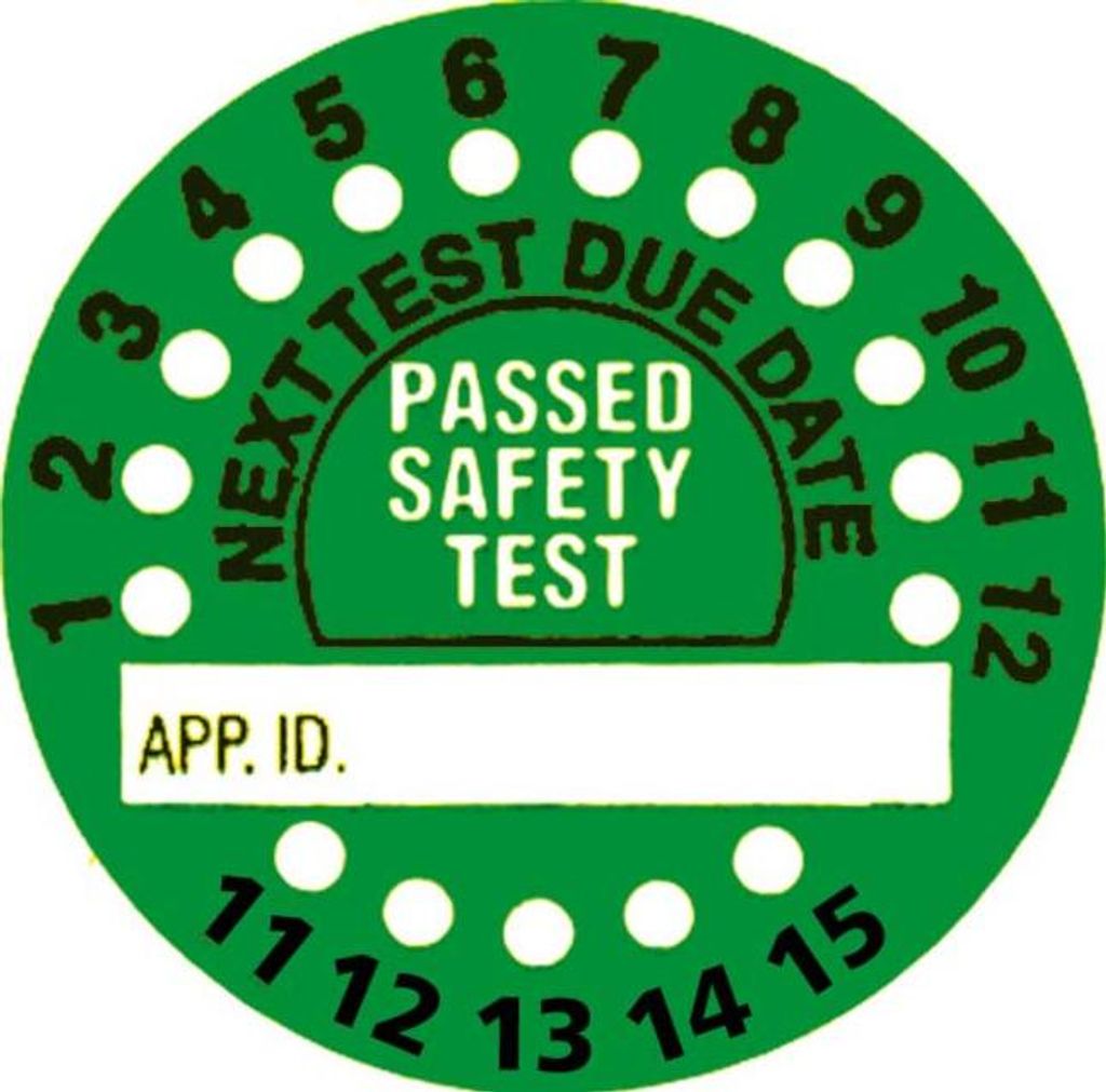 Fluke Pass560R Geräteaufkleber f.Gut- bewertung Prüfetiketten 2141145