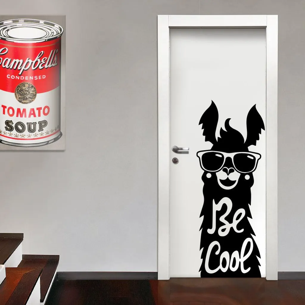 Wall Sticker BE COOL Nero 55x145 - Il Trend Decorativo del Momento