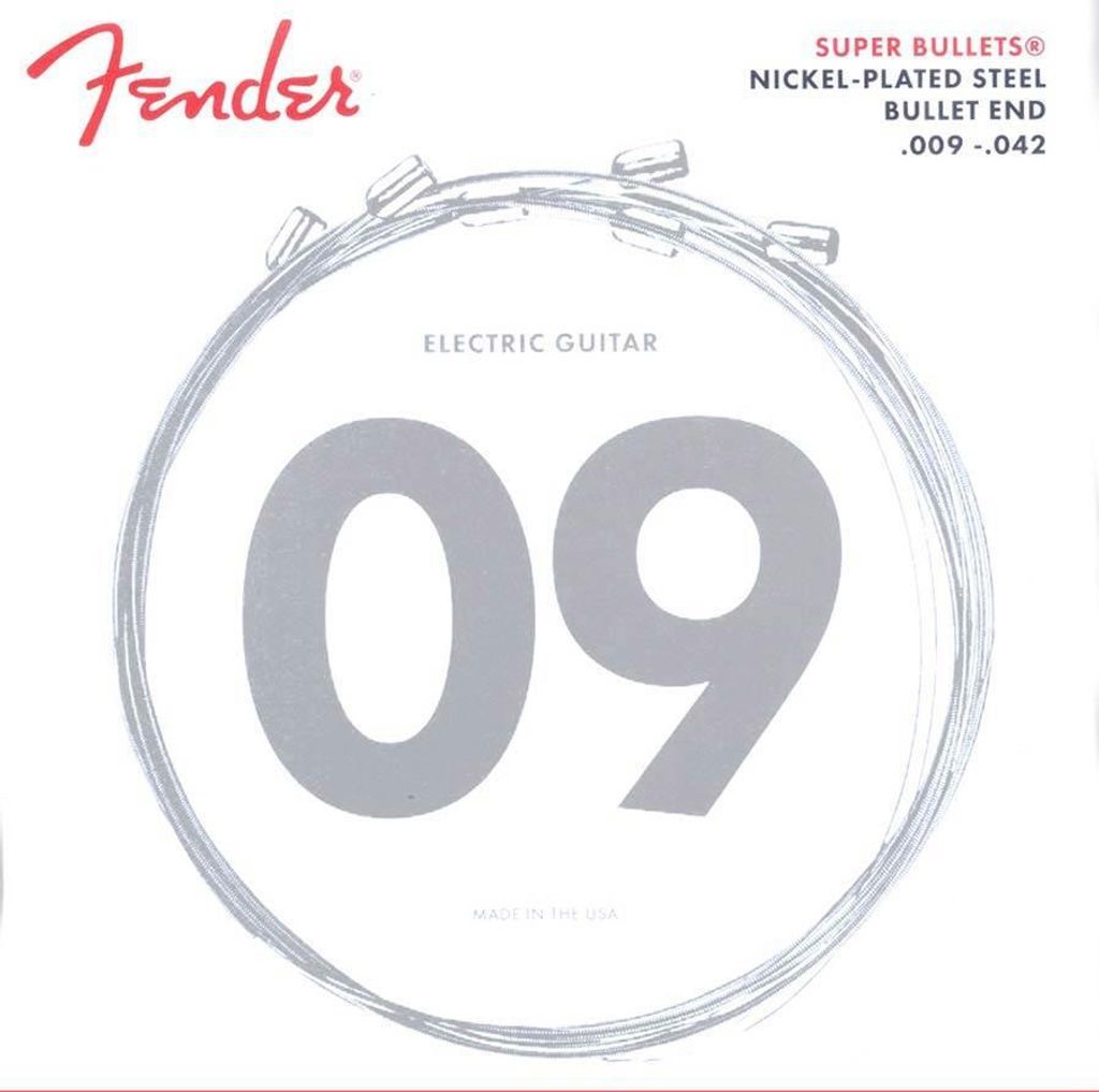 Fender Super Bullet 9-42 Saiten für E-Gitarre