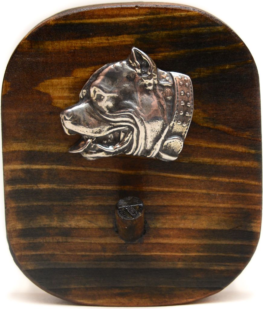 Pit Bull, American Pit Bull Terrier, Pitbull, APBT - Leinenhalter, Hundemedaillehalter, Schlüsselhaken der Marke Art-Dog