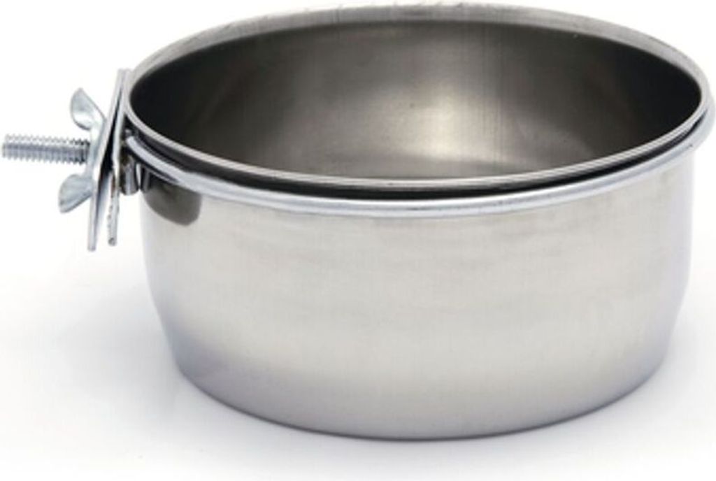 Beeztees Coopcup Inox+Schraube - Hundenapf - 0,6l - 12 cm Produktbild 