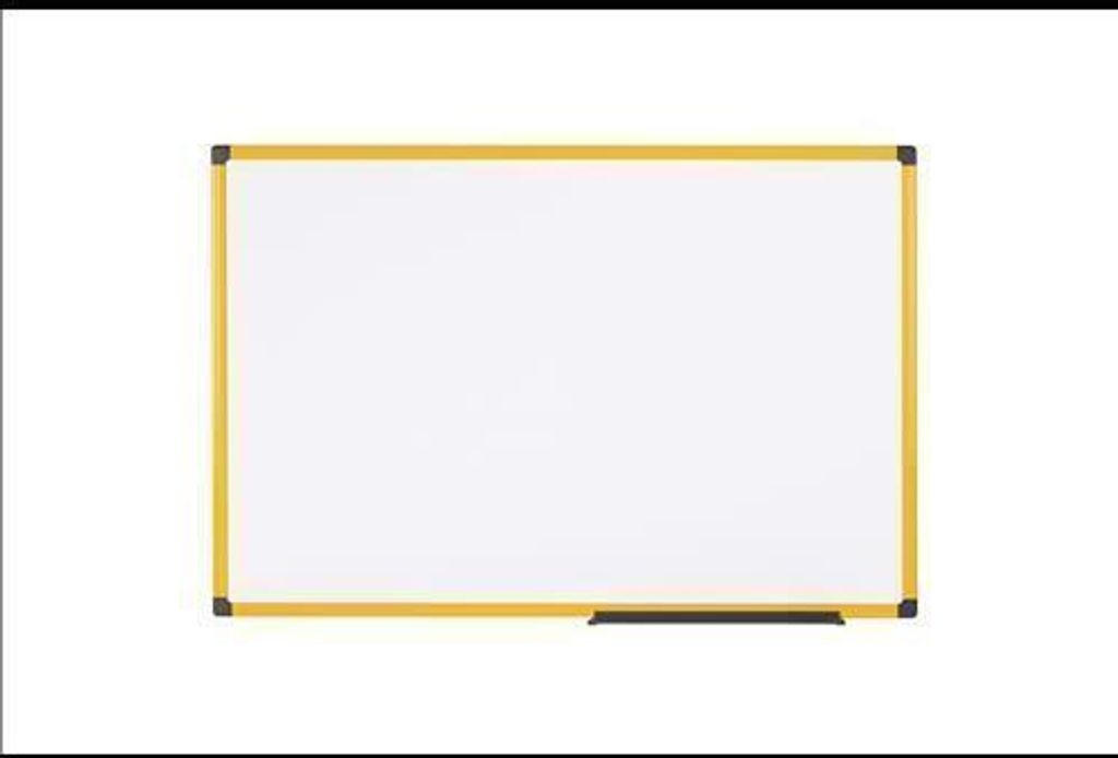 Ultrabrite Whiteboard mit Aluminiumrahmen in Signalfarben mit emaillierter Oberfläche 200 x 100 cm