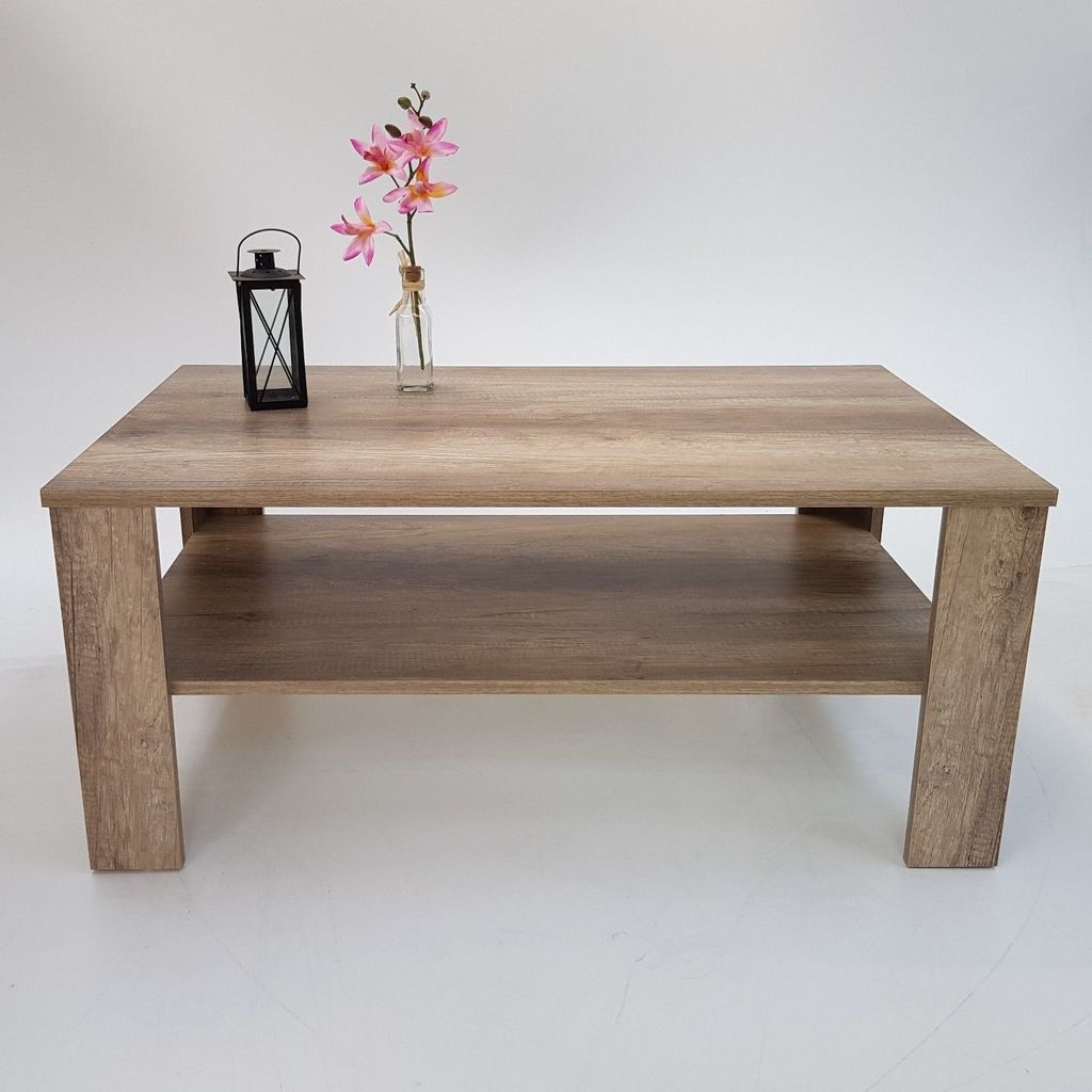 Möbel SD Couchtisch Bea Wildeiche - Eiche antik 100 x 60 x Produktbild 3