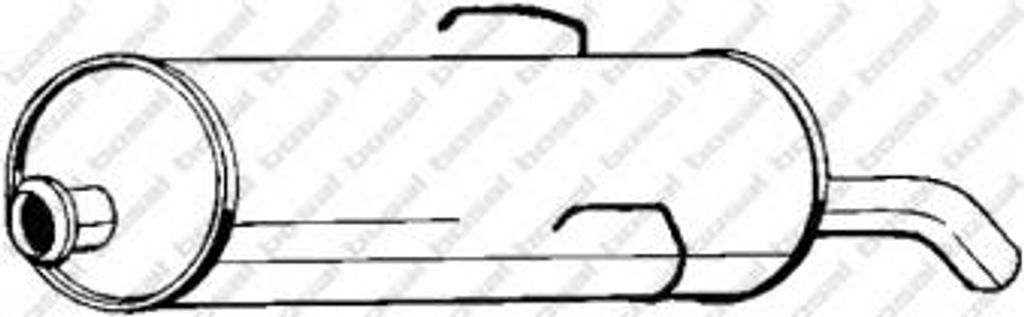 Bosal Endschalldämpfer 190-805