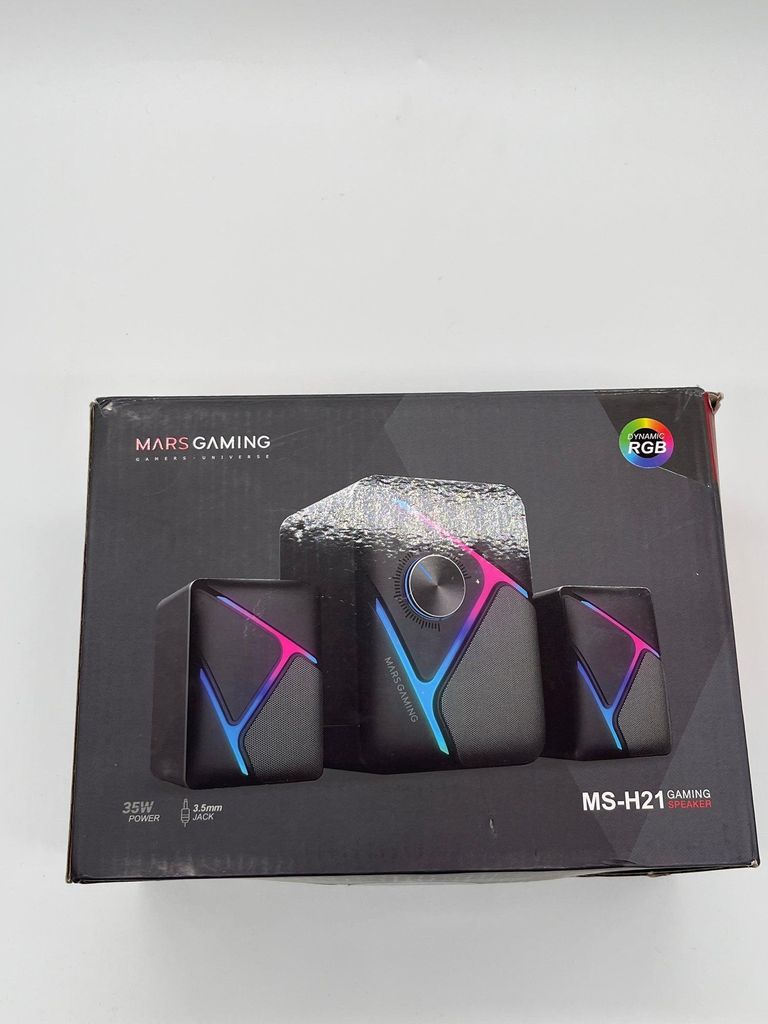 Mars Gaming MS-H21 – 2.1 Gaming-Lautsprecher RGB 35W mit Produktbild 