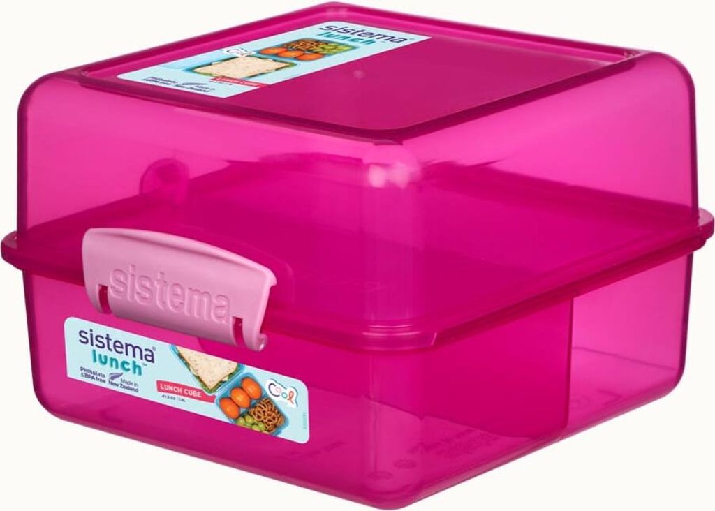 Sistema 1,4L Lunch Cube - Pink Produktbild 