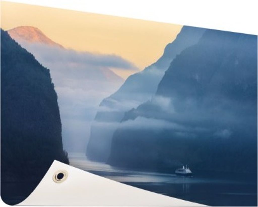 Gartenposter - 60x40 cm - Fjorde in Norwegen Sonnenaufgang - Modernes Wandbilder - Natur
