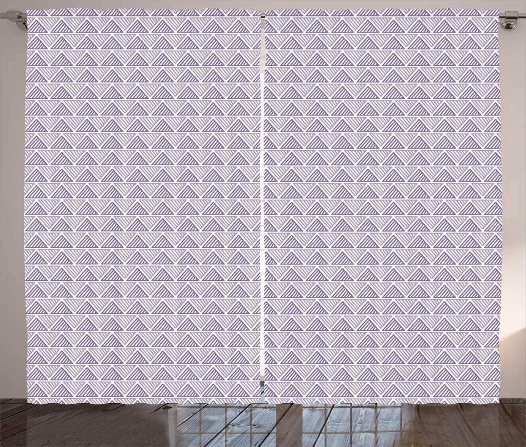 Grand Rideau Décoratif Violet pour Salon et Chambre - 280x225cm Mauve
