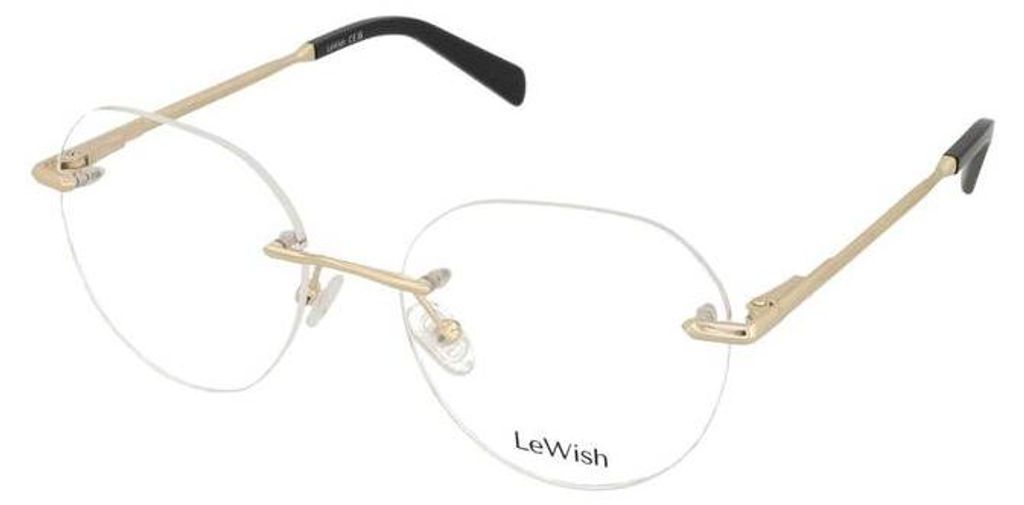 Brille Etiler C1 mit randlosem Design, flexiblen Gelenken und schlanker Form