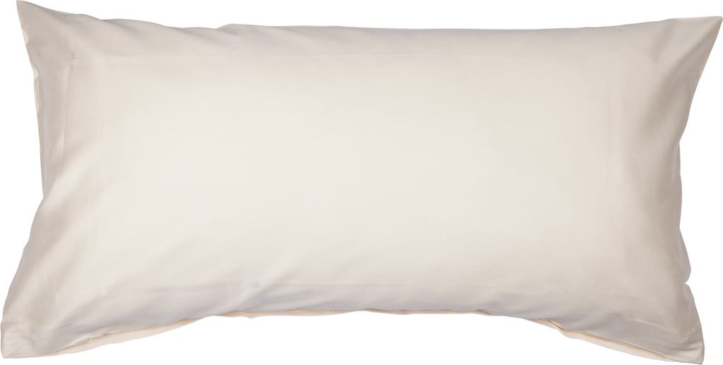 Traumschloss Mako-Satin Kissenbezug 40 x 80 cm creme 100% Produktbild 