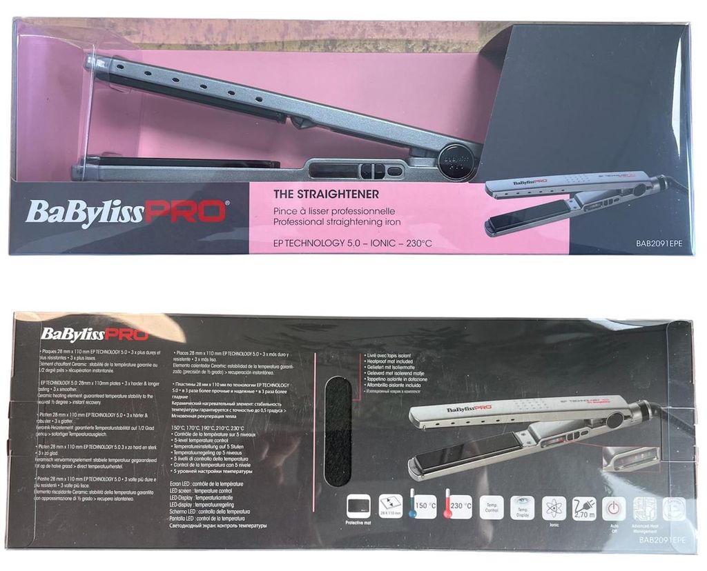 Babyliss Pro – Profesjonalna prostownica do włosów Zdjęcie produktu 