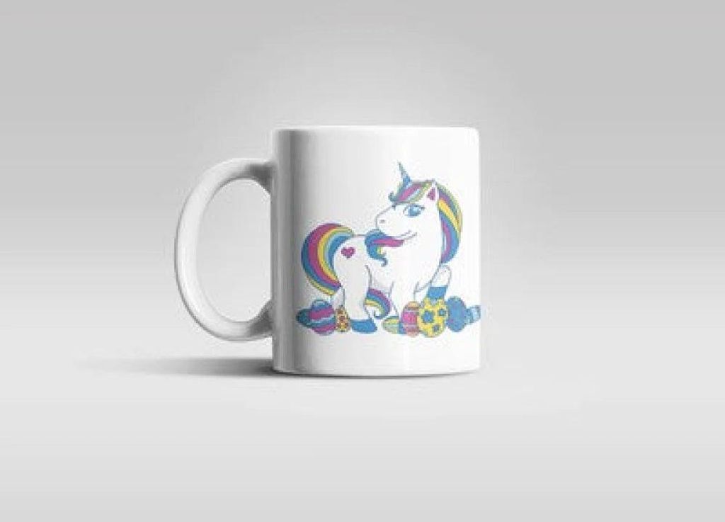 Einhorn Ostern Kaffeetasse Kakaotasse mit Henkel
