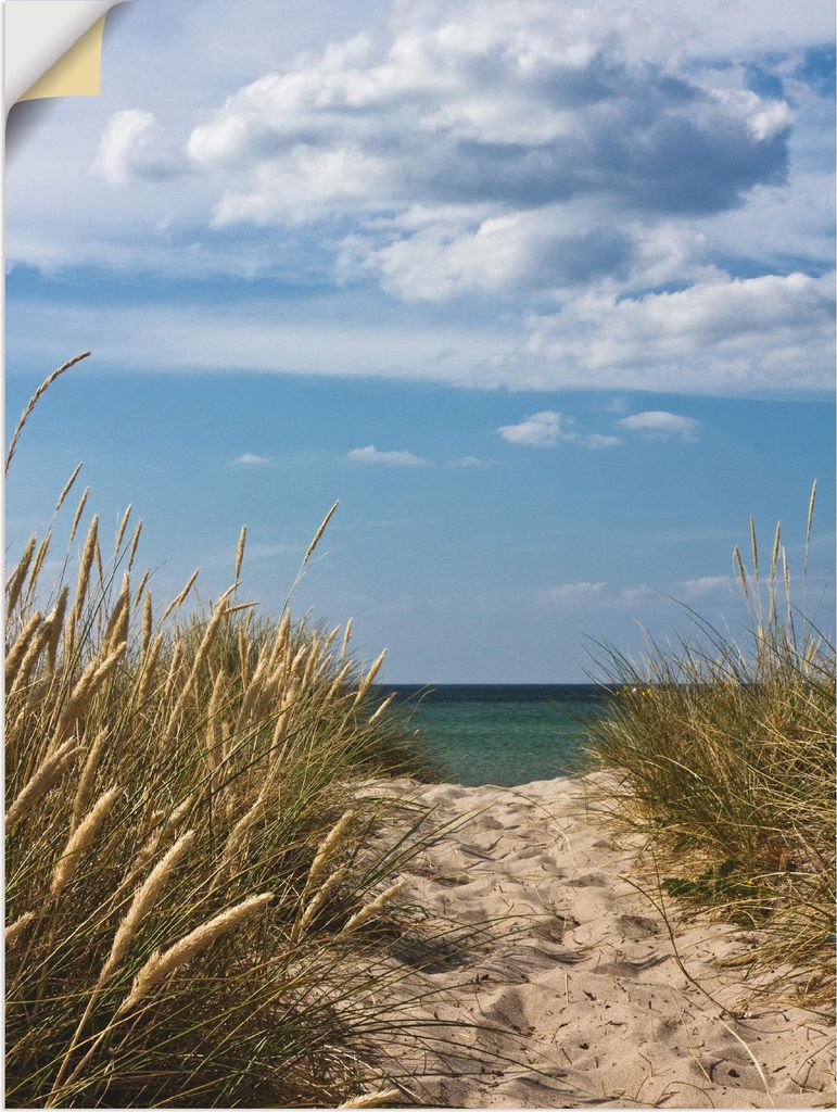 ARTland Wandbild, selbstklebend Strandzugang an der Ostsee - Dänemark 9 Größe: 45x60 cm