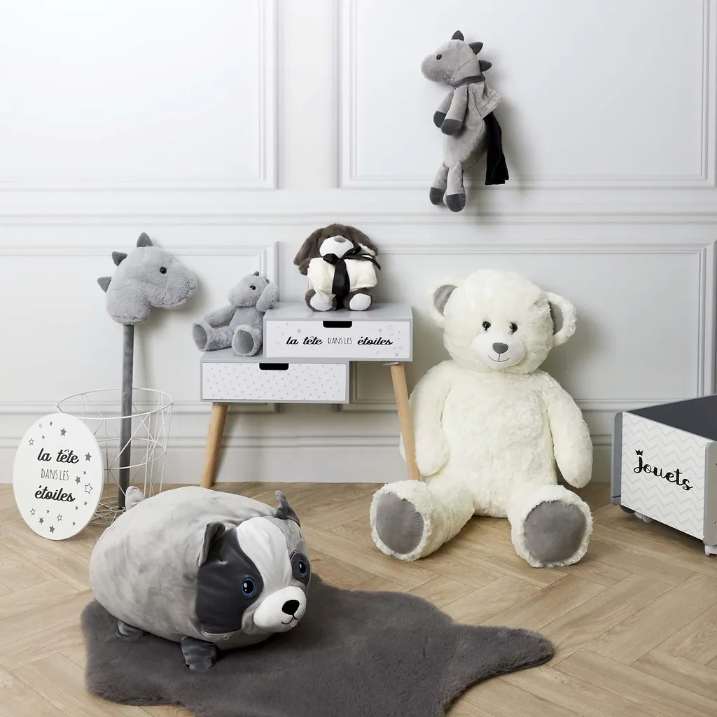 Oreiller Peluche Chien 30cm - Support de Lecture et Compagnon de Voyage - 3
