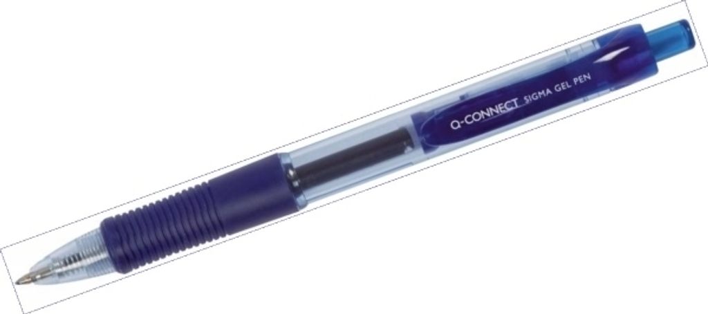 Q-Connect KF00382 Gelschreiber Sigma - ca. 0,5 mm (M), blau