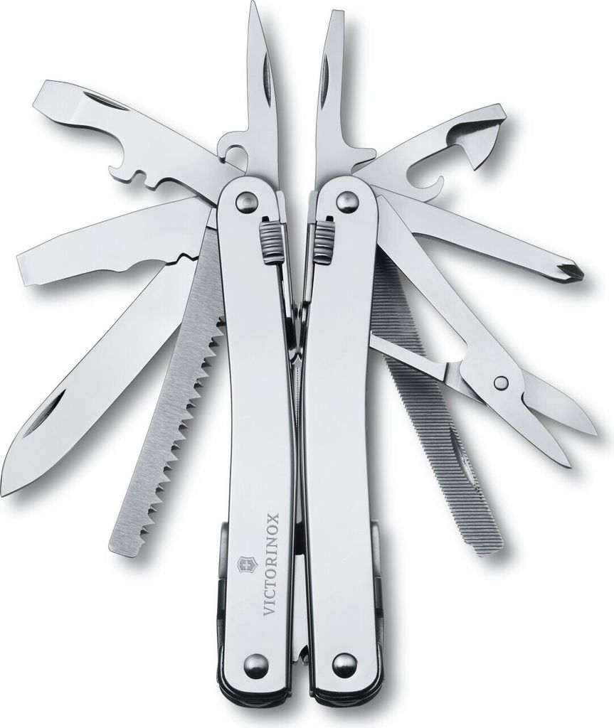 Victorinox SwissTool Spirit II in custodia di pelle Immagine del prodotto 