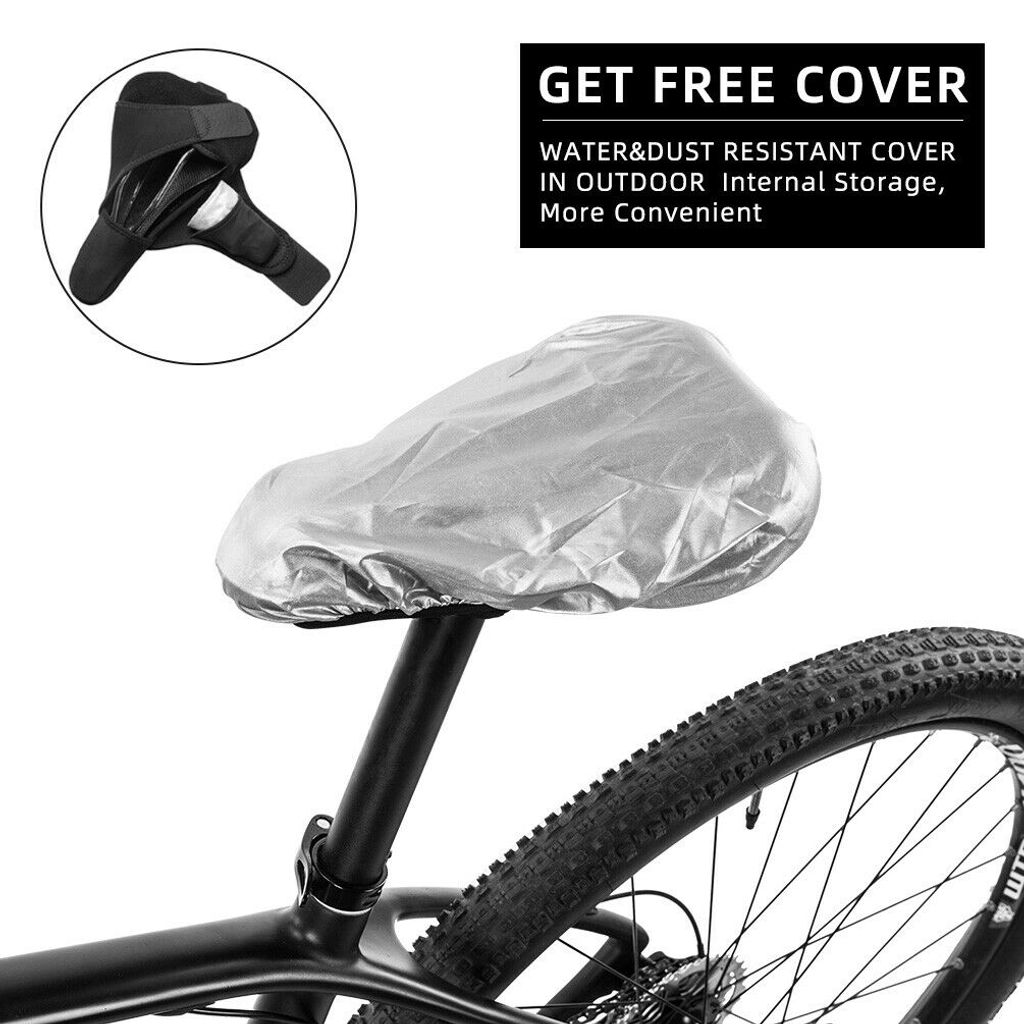 ROCKBROS Gel Sattelbezug - Fahrradsitz Überzug Wasserdicht 28cm