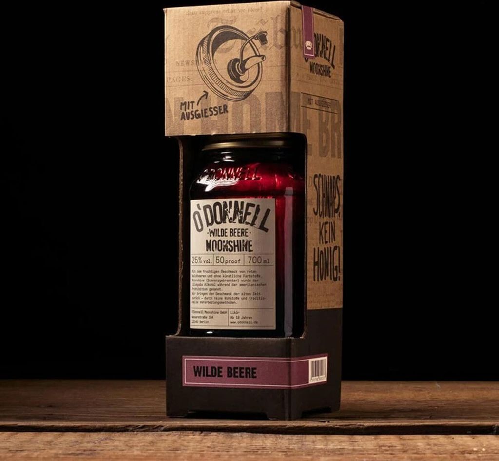 O'Donnell Moonshine Wilde Beere mit Ausgießer