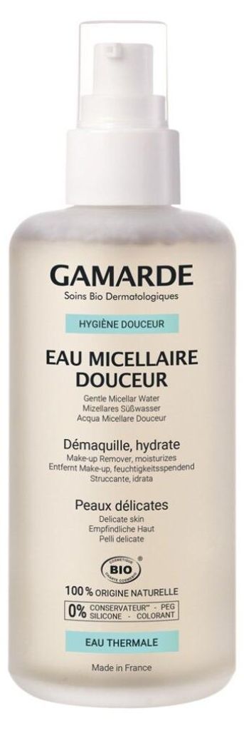 Gamarde, Hygiene, Bio, sanfte Reinigung, Mizellenwasser, alle Hauttypen, 200 ml