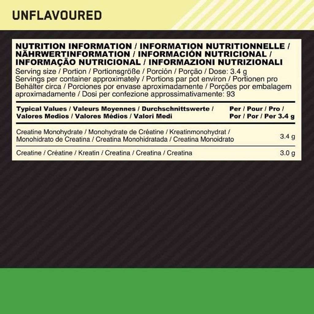 Optimum Nutrition Poudre de créatine micronisée- 634 g non Image du produit 