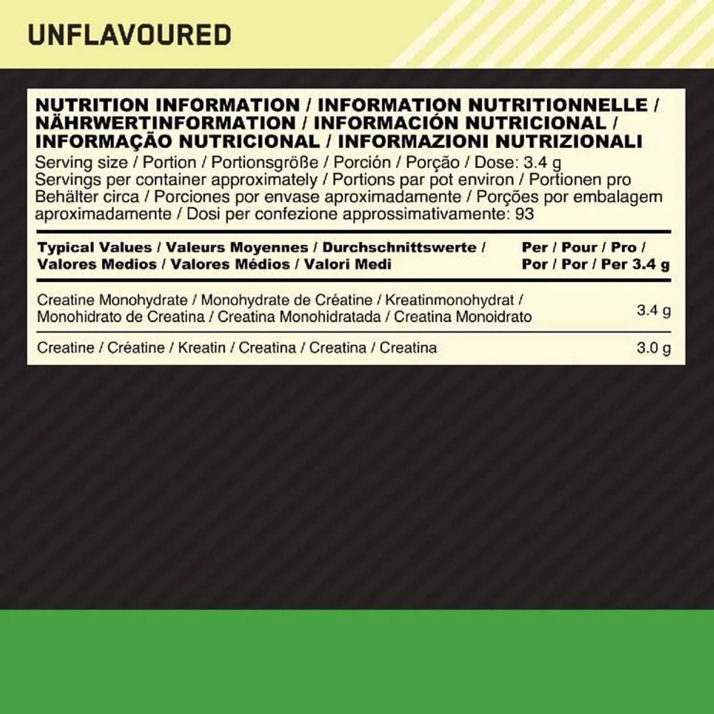 Créatine Monohydrate Micronisée en Poudre 634g pour Volume Musculaire