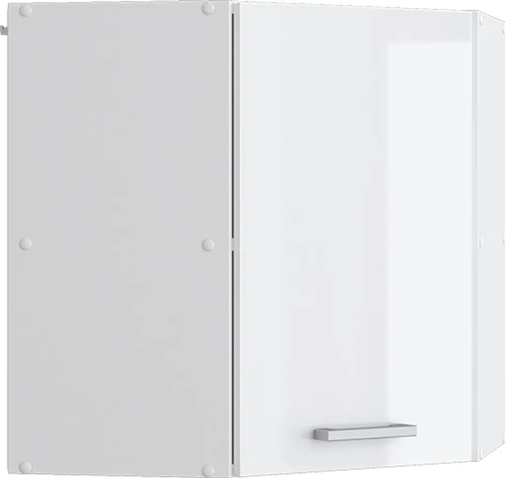 Mobile Cucina Angolare Vicco R-Line 57cm | Bianco Lucido Design