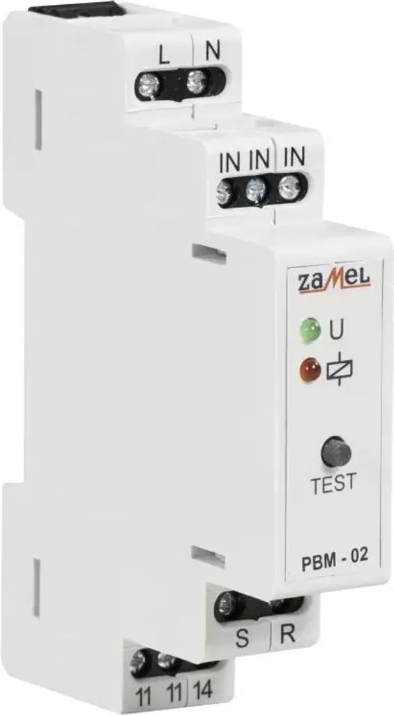 Relais bistable 230V AC ZAMEL pour commande éclairage escalier TH35 - 10