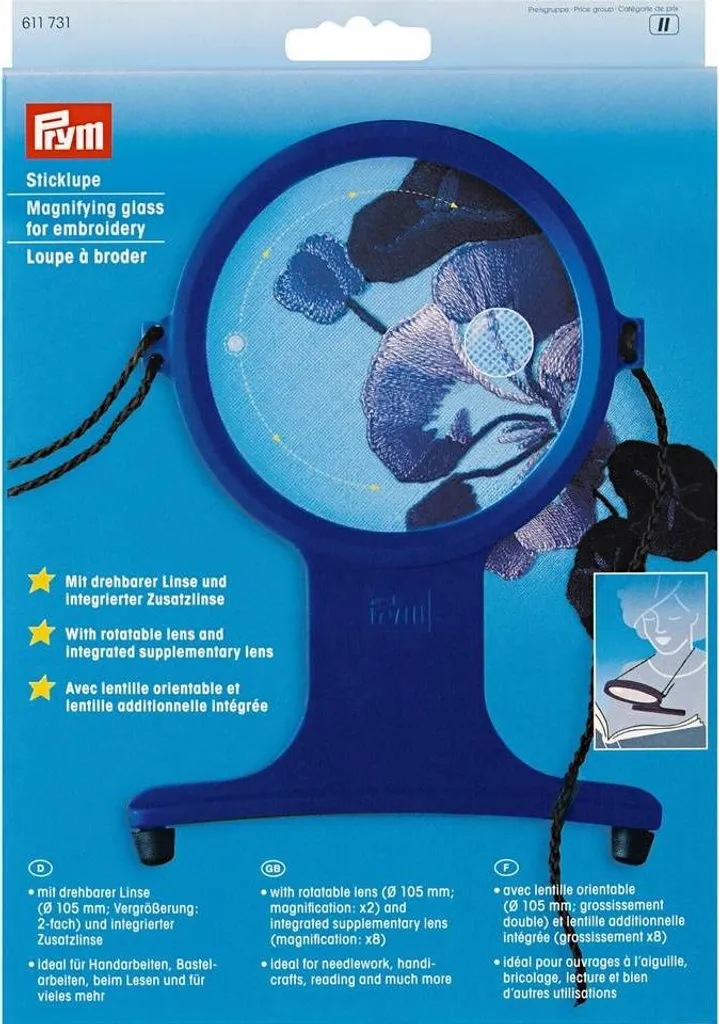 Loupe de cou mains libres : finissez vos broderies sans douleur aux yeux