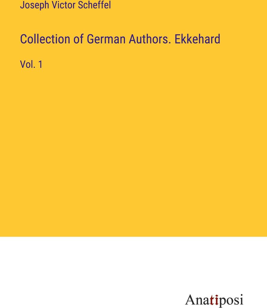 Collection of German Authors. Ekkehard