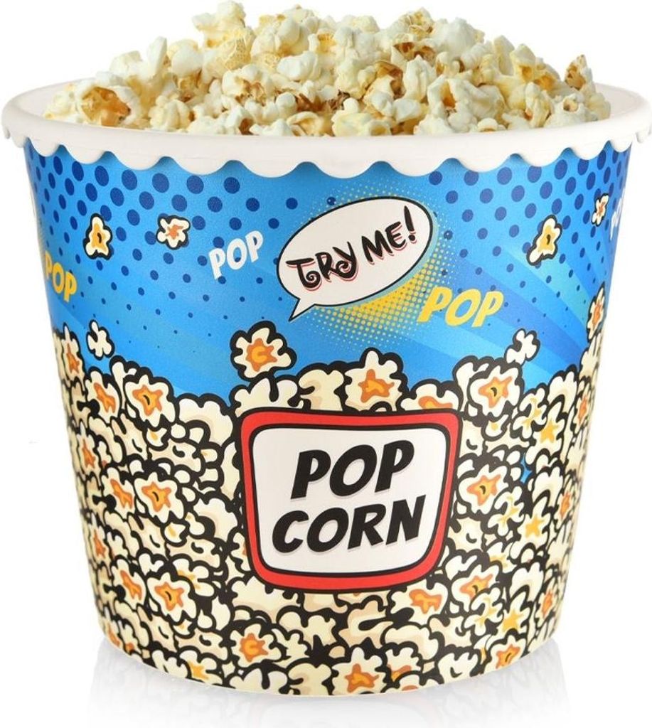 Popcornschale für Filmabende, wiederverwendbar 2,3 Liter Produktbild 