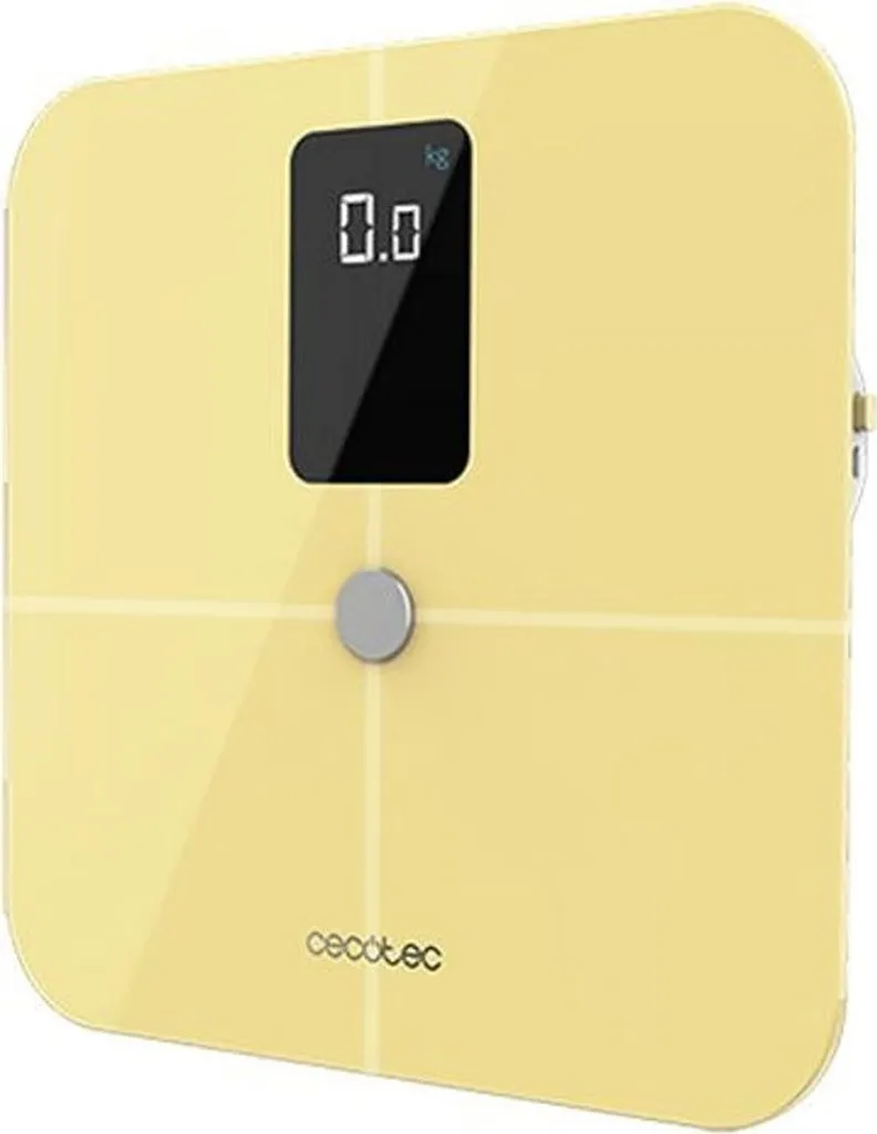 Cecotec Surface Precision 10400 Smart : Suivi Forme et Santé en Jaune